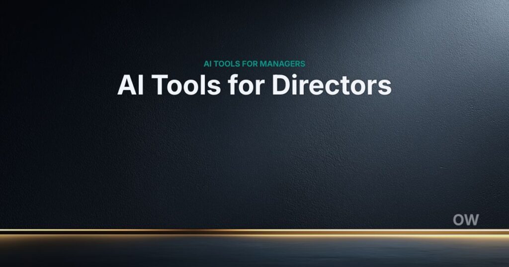 best ai tools for business directors