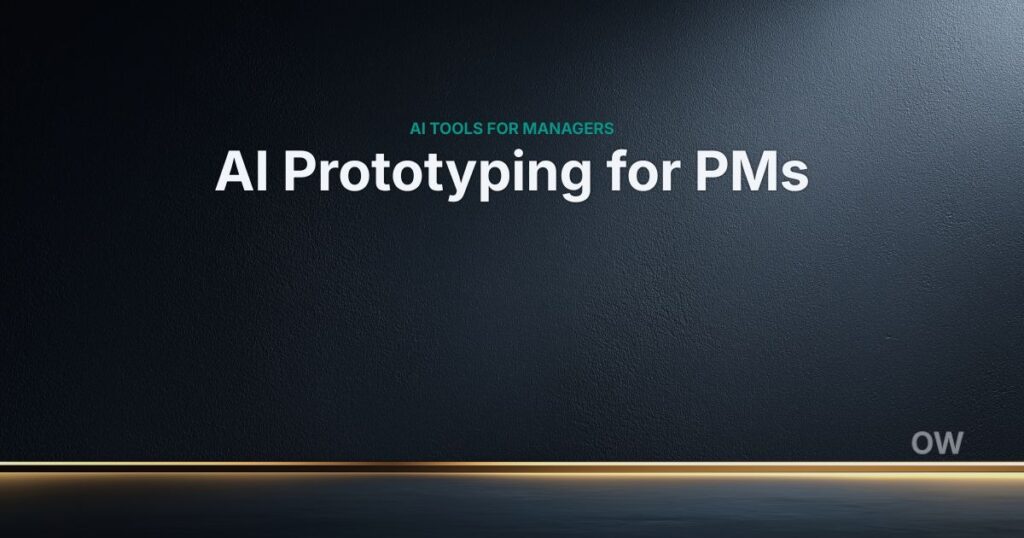 best ai prototyping tools for product managers