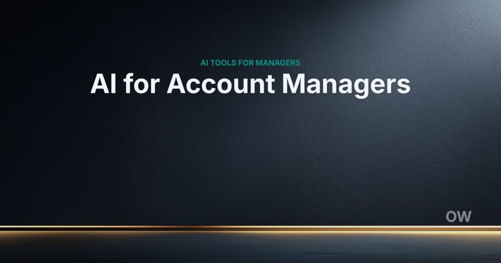 best ai tools for account managers in business